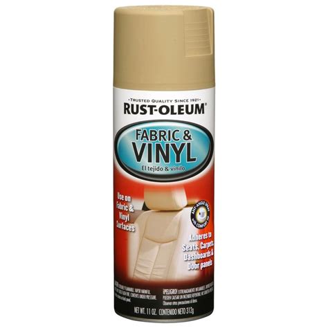 Rust-Oleum Automotive 11 oz. Sand Vinyl and Fabric Spray Paint-248921 - The Home Depot