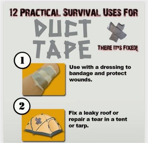 12 Practical Survival Uses For Duct Tape💯 Musely