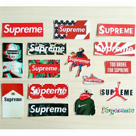 Supreme Sticker Hypebeast Supreme Sticker Shopee Malaysia