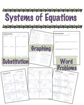 Checking out a books factoring review gina wilson all things algebra 2013 z scores work, systems word problems gina wilson answer key pdf, unit 3 relations and functions, unit 4 linear equations. Systems of Equations - Substitution, Graphing, & Word Problems | Equation, Words and Word problems
