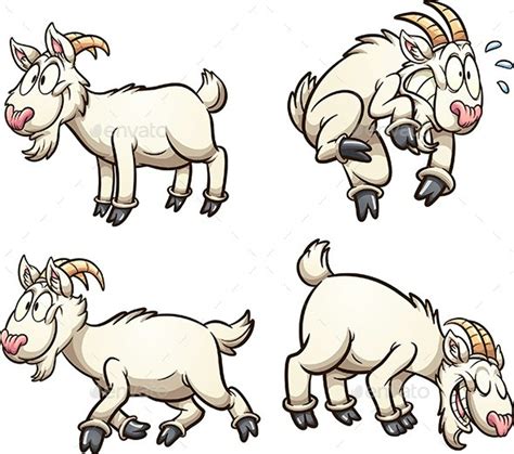 Cartoon Goat By Memoangeles Graphicriver