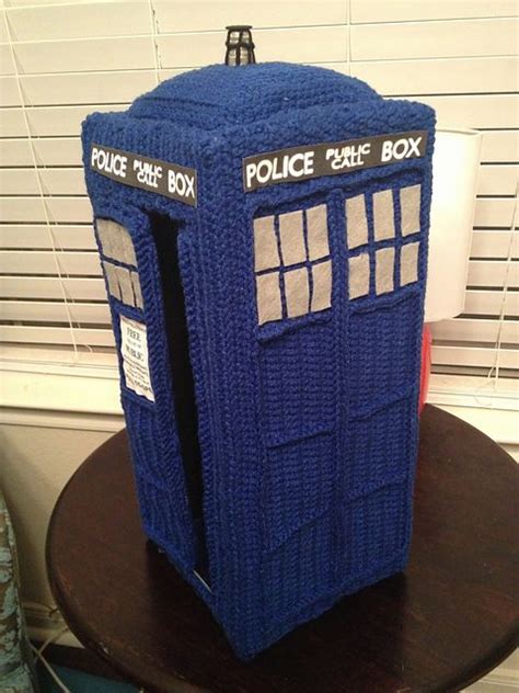 Doctor Who Tardis Pattern By Allison Hoffman Crochet Tardis Tardis