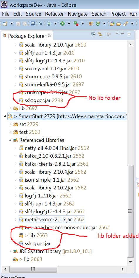 Java Why Is Eclipse Displaying The Lib Folder In The Referenced