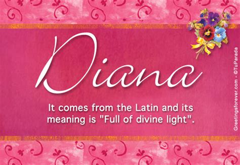 Diana Name Meaning Diana Name Origin Name Diana Meaning Of The Name