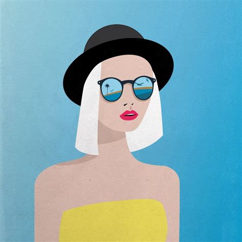 Minimalism And Precision Striking And Colourful Illustrations That Pop