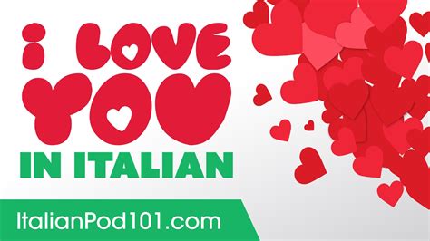 3 ways to say i love you in italian youtube