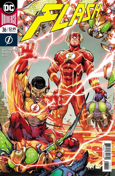 The Flash 2016 36 Vfnm Howard Porter Variant Cover Dc Universe