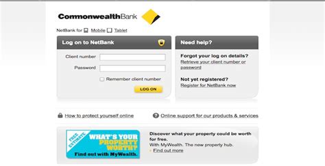 Netbank Login Au Commonwealth