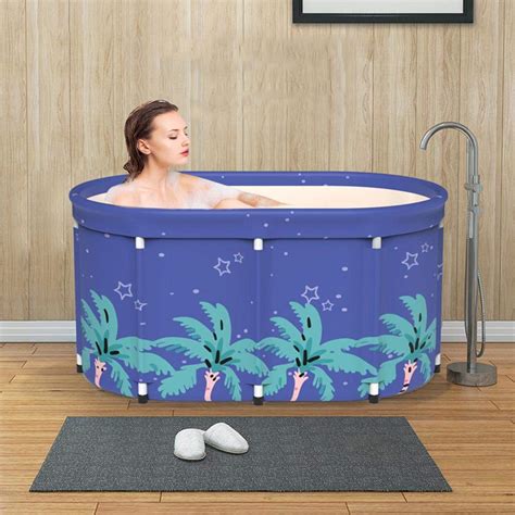 Ruilonghai 100cm Portable Non Inflatable Bathtub Pvcspa Folding Bath