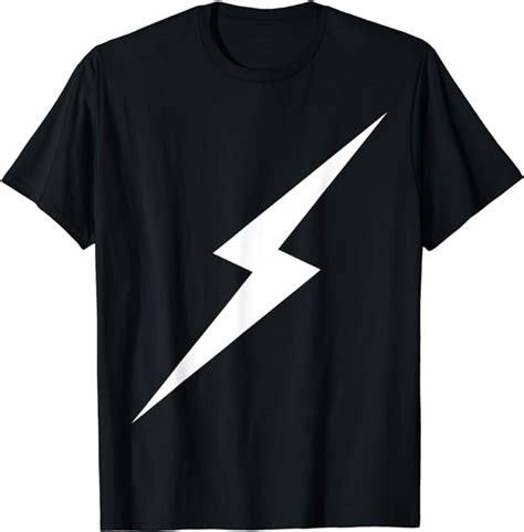 Amazon Com Lightning Bolt Graphic T Shirt Clothing Shoes Jewelry