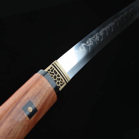 Shirasaya Katana Handmade Shirasaya Wakizashi Sword Real Hamon