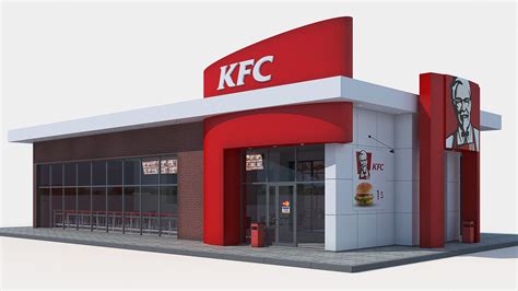 KFC Restaurant D Model