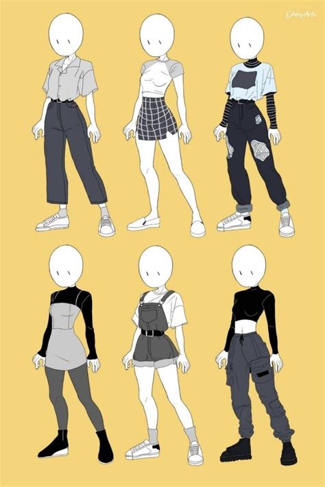 Aesthetic Clothes Drawing Anime Pin By Aneme Kosh On Gacha Odezhda