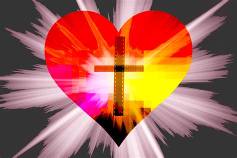 Christian Images In My Treasure Box: Cross In Heart png image