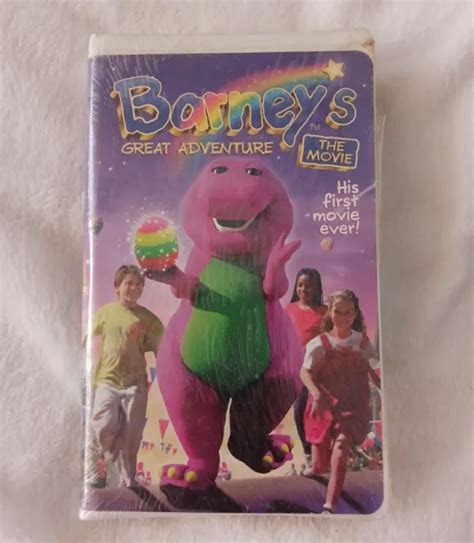 Barney Barneys Great Adventure The Movie Vhs 1998 New See Pics For