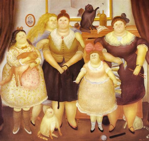 The Sisters 1969 Fernando Botero