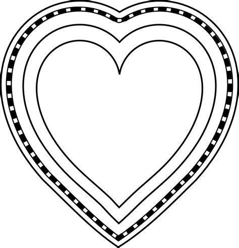 Heart Shape Coloring Pages Coloring Pages And Pictures Imagixs