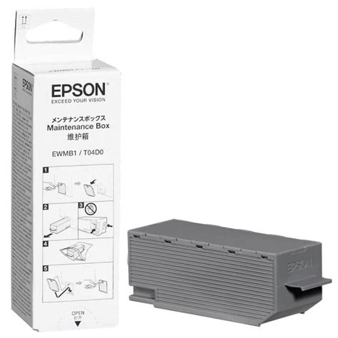 Epson C13t04d000 Maintenance Box Ewmb1 Ecotank Et 7160 7180 Et 7700 Et