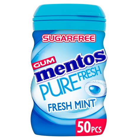 Mentos Gum Pure Fresh Freshmint 50 Pieces Bestway Wholesale