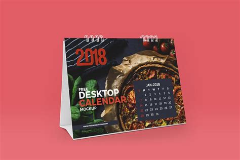 Free Desktop Calendar Mockup Mockuptree