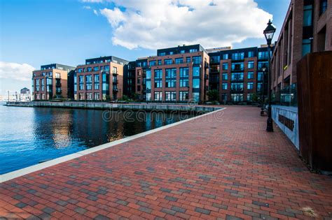 Union Wharf Waterfront In Fells Point In Batimore Maryland Editorial