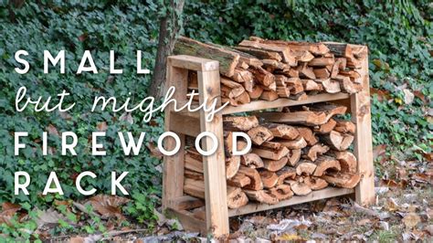 Ensure to cut according to the needed sizes. DIY Firewood Rack | how to - YouTube