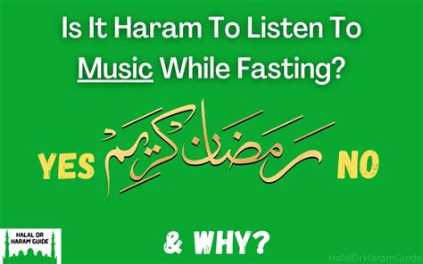 Is It Haram To Listen To Music While Fasting In Ramadan