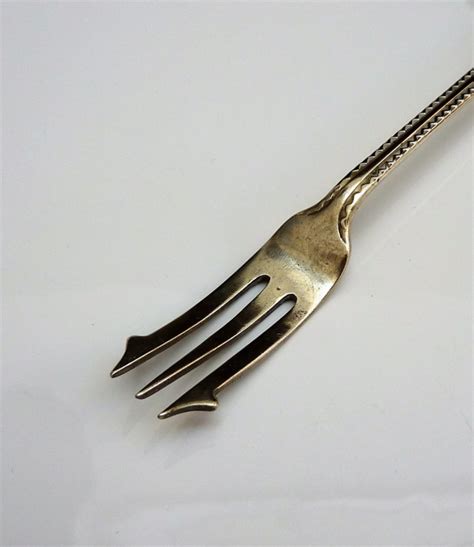 Victorian Silver Plated Pickle Fork Appetizer Cutlery La Vitrine De