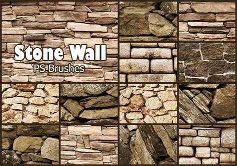 20 Stone Wall Ps Brushes Abr Vol6 Free Photoshop Brushes At Brusheezy