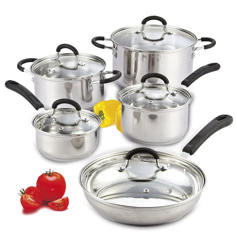 The Best Stainless 10 Piece Cookware Set Home Gadgets