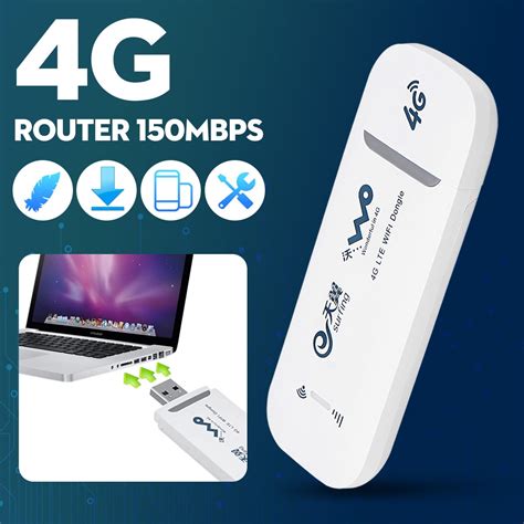 G Lte Mobile Wifi Router Hotspot Wireless Usb Dongle Mobile Broadband