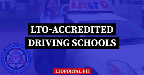 List Of Lto Accredited Driving Schools Lto Portal Ph