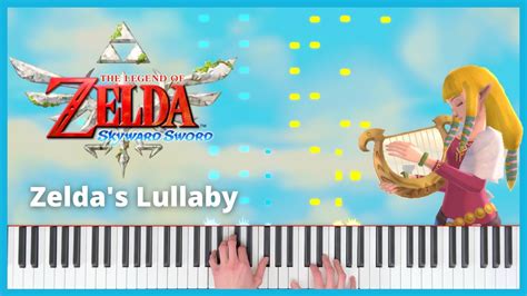 Zeldas Lullaby The Legend Of Zelda Skyward Sword Piano Cover