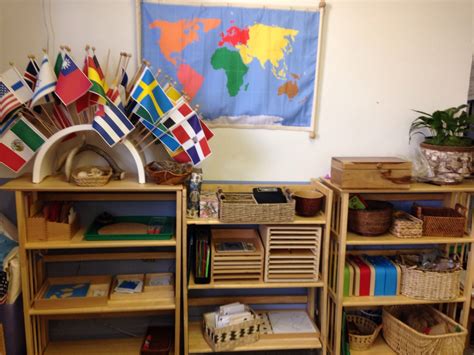 A Beautifully Organized Montessori Geography Area For A 3 6 Classroom