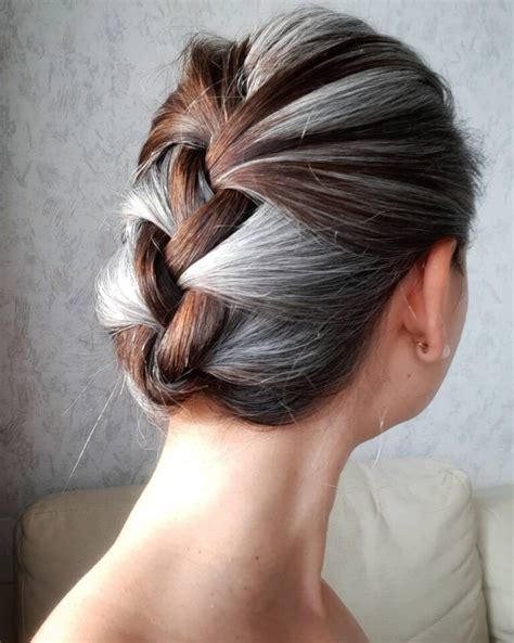 What's the best way to get a short wavy hairstyle? Gorgeous Gray Hair Styles to Try While Transitioning to Gray Hair | SparklingSilvers in 2020 ...
