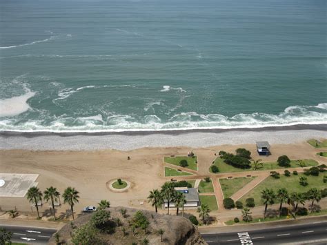Beach In Miraflores Lima Perú Outdoor Nature Water