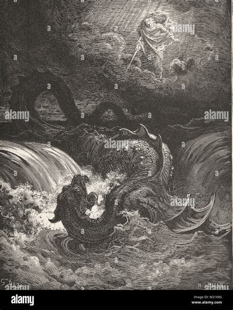 Gustave Doré Destruction Leviathan Stock Photo Alamy