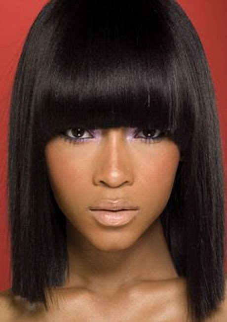 Long Black Hairstyles With Bangs Style And Beauty