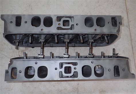 Oem Gm Big Block Chevy Cylinder Heads 3917215 Date Matched A48 And A58