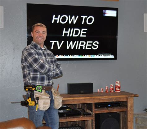 You can buy all the necessary fixtures at your local hardware store. How to Hide TV Wires