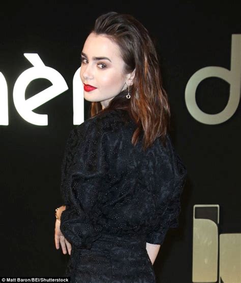 Lily Collins Flaunts Legs At The Panthere De Cartier Watch Launch In La