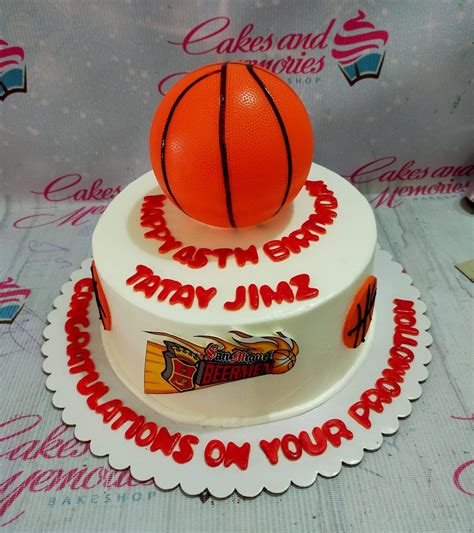 Basketball Cake 1127 Cakes And Memories Bakeshop