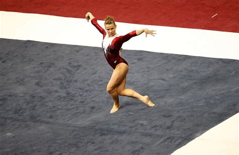 Bridget Sloan On Floor At 2009 Visa Championships Gymnastics Female Gymnast Gymnastics