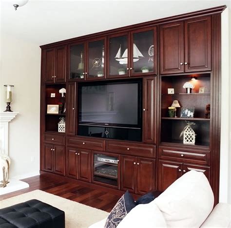 Entertainment Centers And Built In Niches Transitional Home Theater