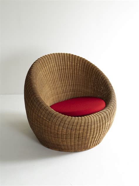 Rattan Lounge Chair By Isamu Kenmochi Colletion Brood Interior Concept