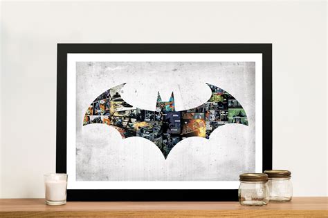 Batman Pop Art Print On Canvas Canvas Prints Australia
