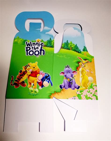 Winnie The Pooh Party T Box Party Favor Box T Boxes Etsy