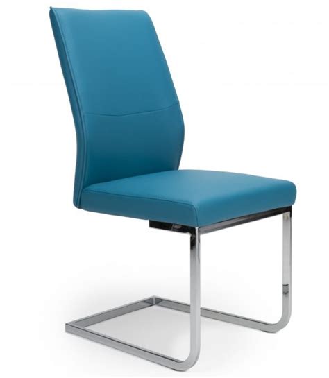Dinning chairs chair design dining chairs rosewood dining chairs chair dining table chairs kirkland's. Seattle Teal Blue Leather and Chrome Cantilever Dining Chair