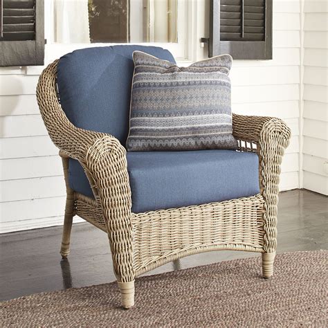 Please contact our coworker for purchase infomation. Birch Lane Lynwood Wicker Chair with Sunbrella® Cushions ...