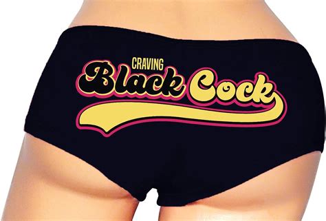 Sexy Girl Rock Craving Black Cock Black X Large Sexy Panties At Amazon Womens Clothing Store